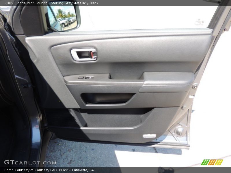 Sterling Gray Metallic / Black 2009 Honda Pilot Touring