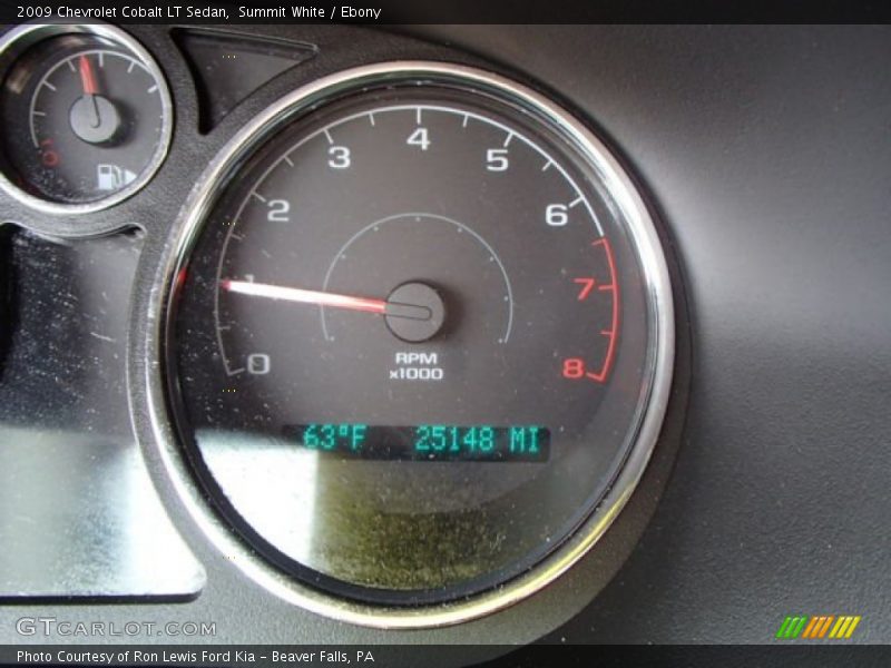 Summit White / Ebony 2009 Chevrolet Cobalt LT Sedan