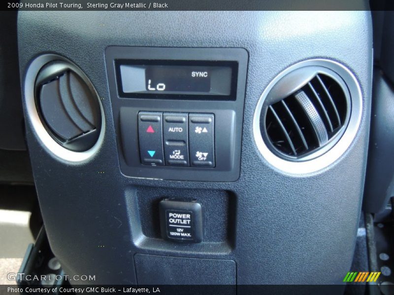 Sterling Gray Metallic / Black 2009 Honda Pilot Touring