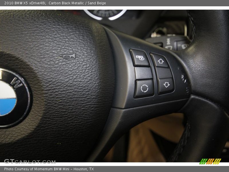 Carbon Black Metallic / Sand Beige 2010 BMW X5 xDrive48i