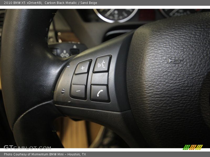 Carbon Black Metallic / Sand Beige 2010 BMW X5 xDrive48i