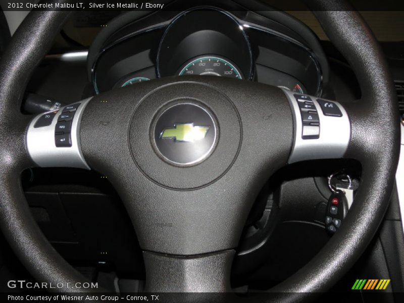 Silver Ice Metallic / Ebony 2012 Chevrolet Malibu LT