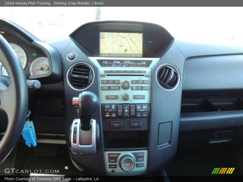 Sterling Gray Metallic / Black 2009 Honda Pilot Touring