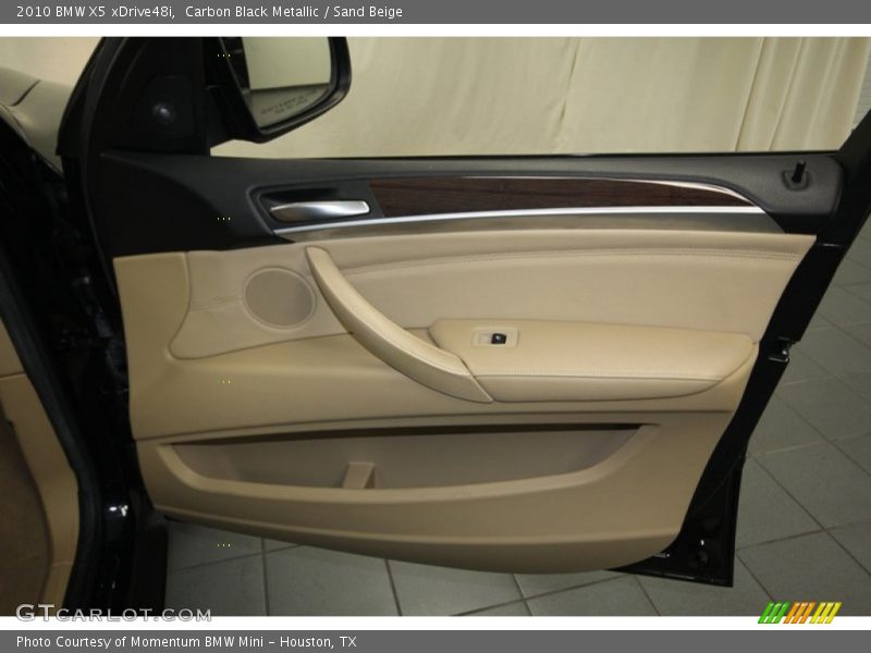 Carbon Black Metallic / Sand Beige 2010 BMW X5 xDrive48i