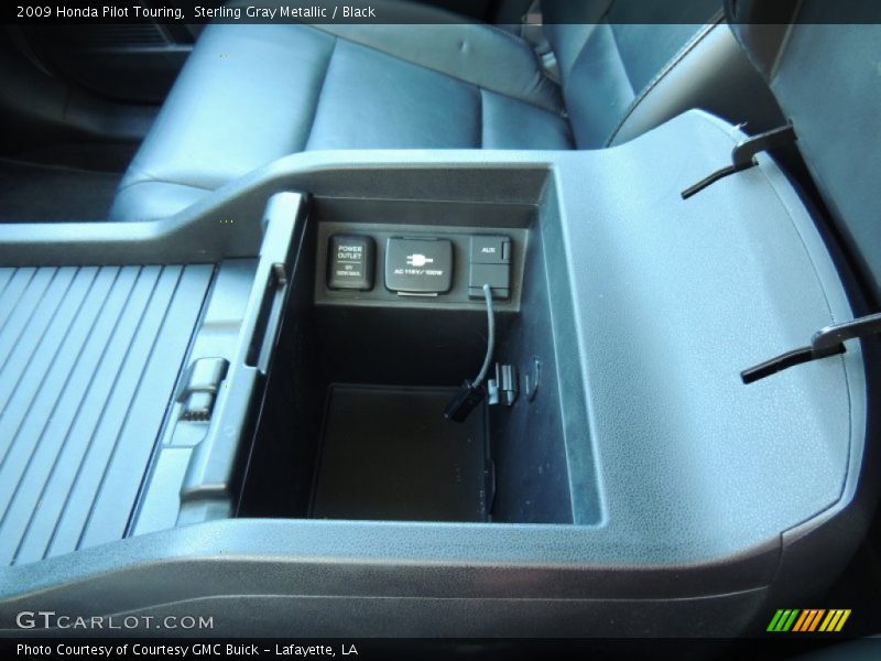 Sterling Gray Metallic / Black 2009 Honda Pilot Touring