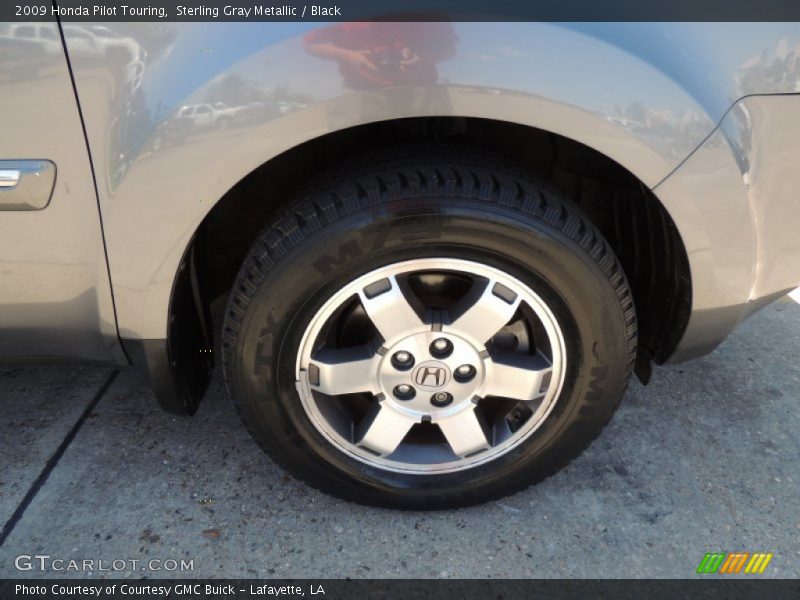 Sterling Gray Metallic / Black 2009 Honda Pilot Touring