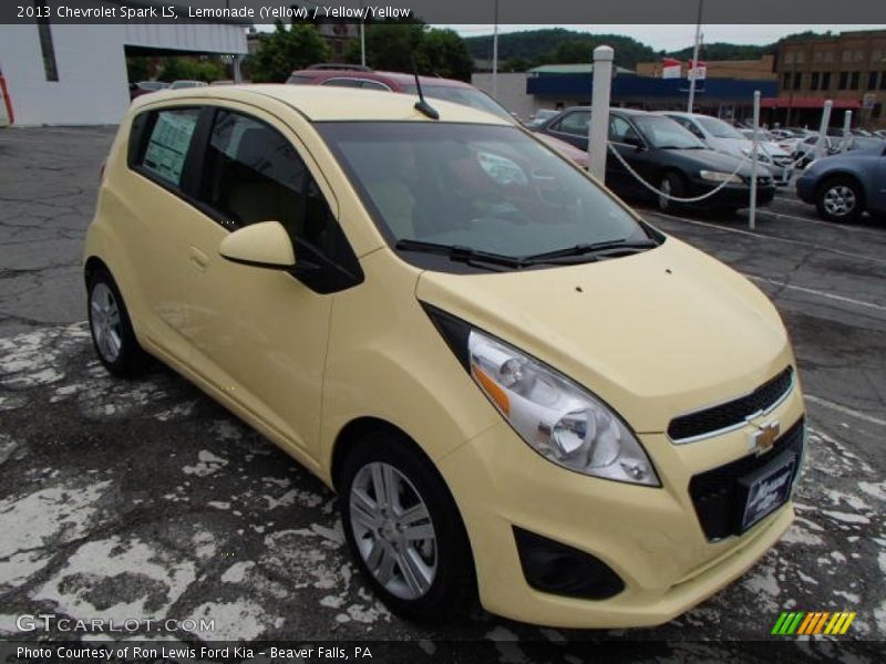 Lemonade (Yellow) / Yellow/Yellow 2013 Chevrolet Spark LS
