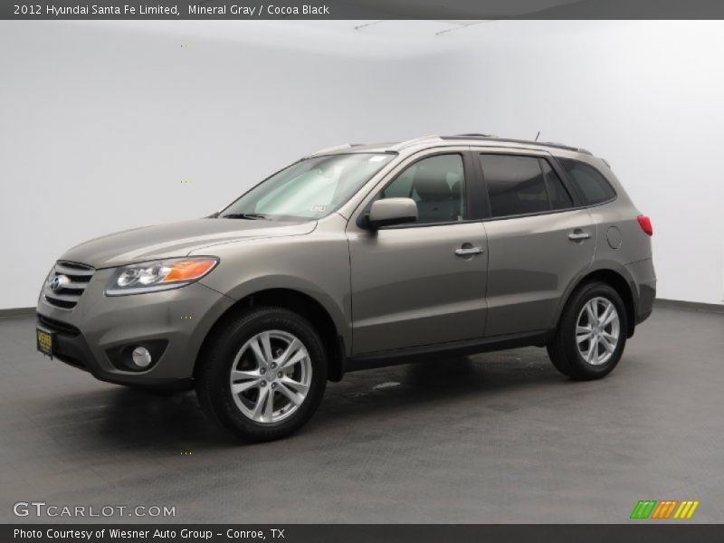 Mineral Gray / Cocoa Black 2012 Hyundai Santa Fe Limited
