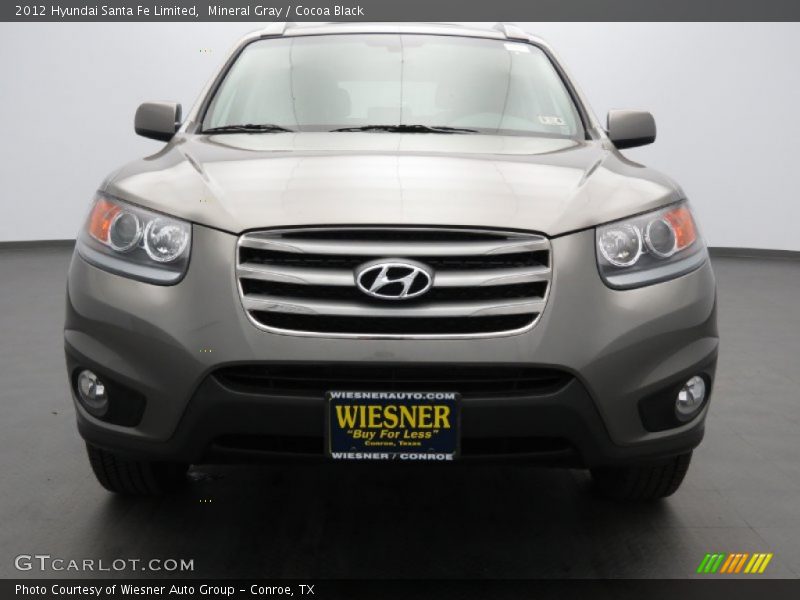 Mineral Gray / Cocoa Black 2012 Hyundai Santa Fe Limited