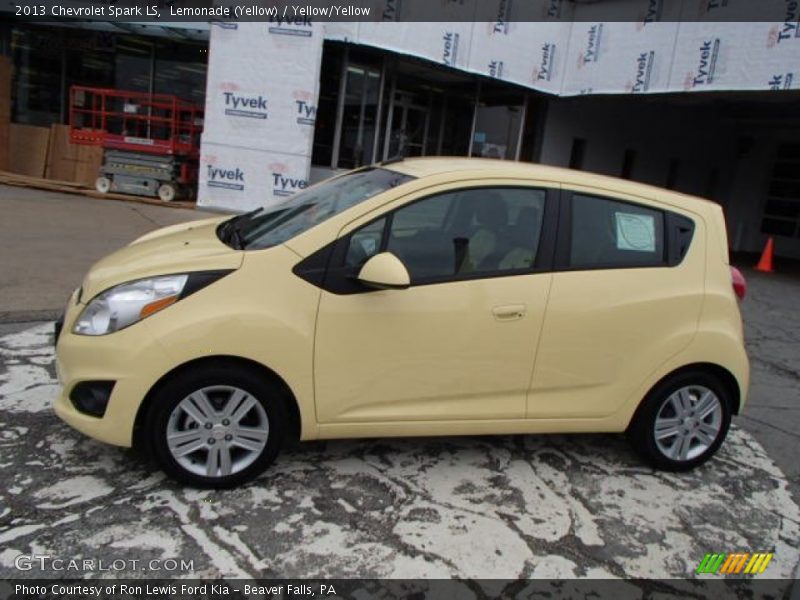 Lemonade (Yellow) / Yellow/Yellow 2013 Chevrolet Spark LS