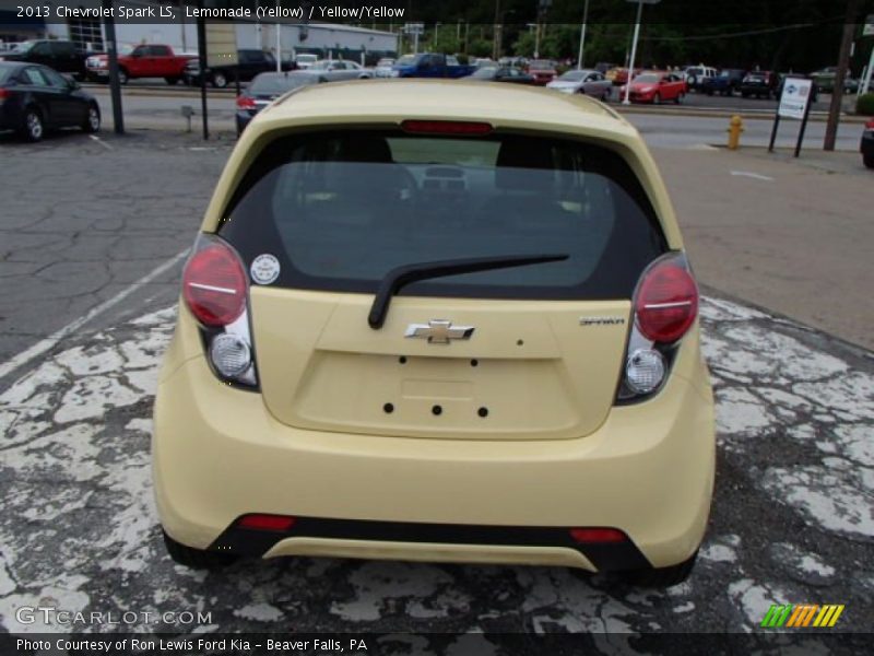 Lemonade (Yellow) / Yellow/Yellow 2013 Chevrolet Spark LS