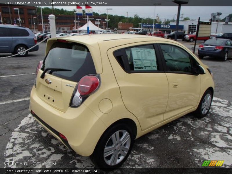 Lemonade (Yellow) / Yellow/Yellow 2013 Chevrolet Spark LS
