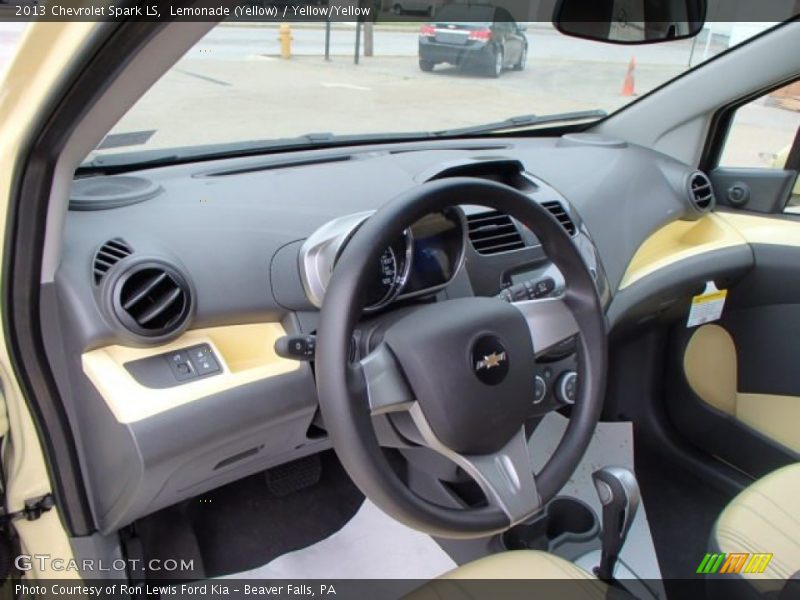 Lemonade (Yellow) / Yellow/Yellow 2013 Chevrolet Spark LS