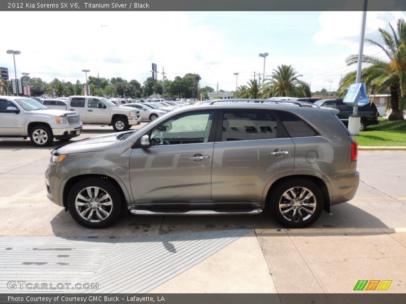 Titanium Silver / Black 2012 Kia Sorento SX V6