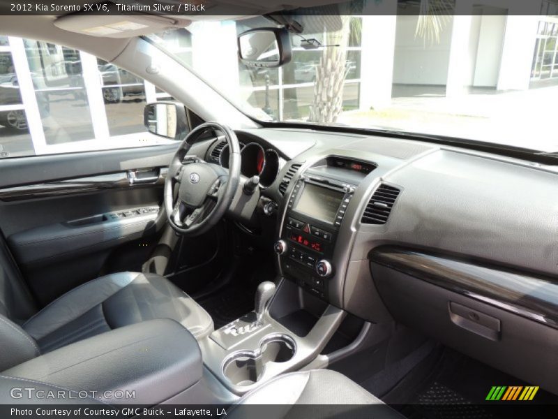 Titanium Silver / Black 2012 Kia Sorento SX V6