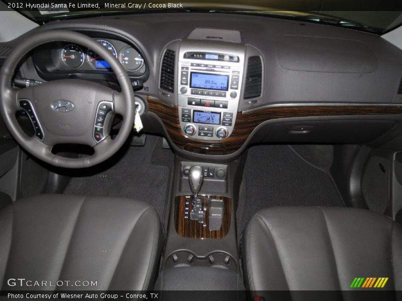 Mineral Gray / Cocoa Black 2012 Hyundai Santa Fe Limited