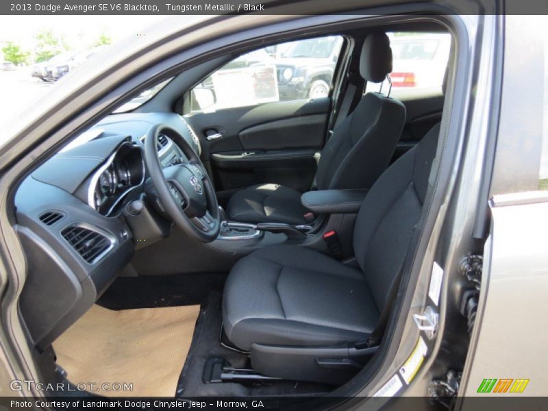 Tungsten Metallic / Black 2013 Dodge Avenger SE V6 Blacktop