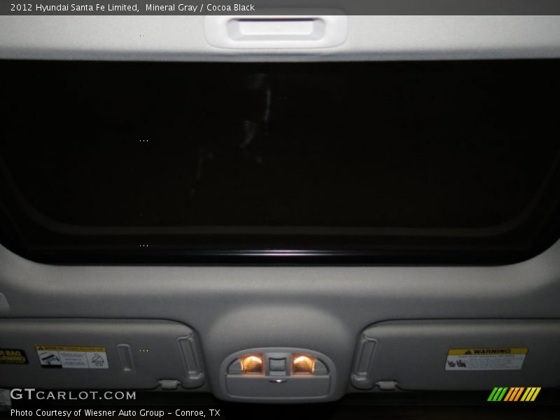 Mineral Gray / Cocoa Black 2012 Hyundai Santa Fe Limited