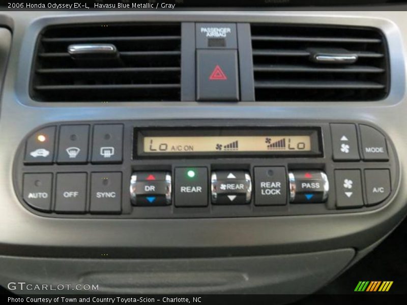 Controls of 2006 Odyssey EX-L