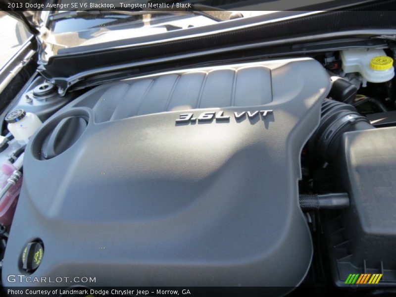 Tungsten Metallic / Black 2013 Dodge Avenger SE V6 Blacktop