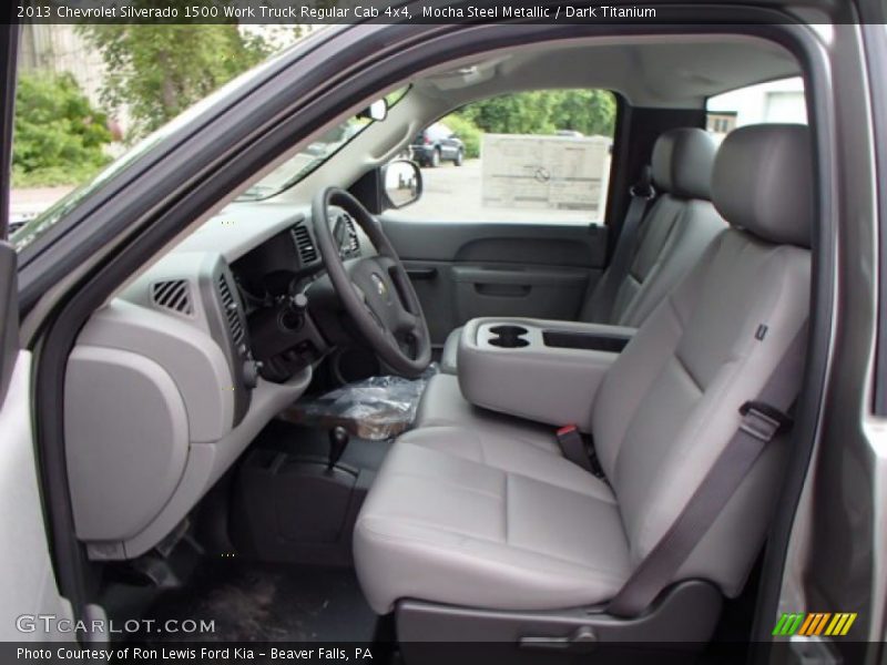 Mocha Steel Metallic / Dark Titanium 2013 Chevrolet Silverado 1500 Work Truck Regular Cab 4x4