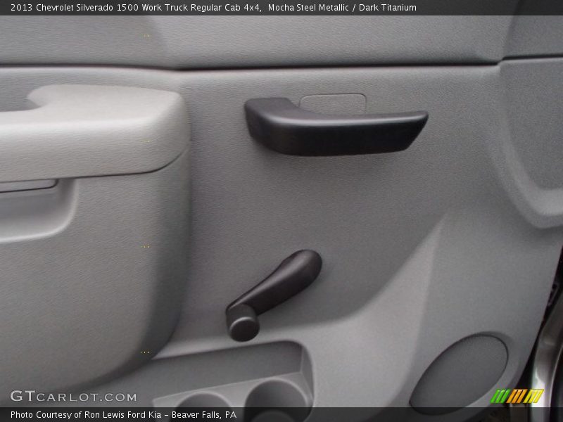 Mocha Steel Metallic / Dark Titanium 2013 Chevrolet Silverado 1500 Work Truck Regular Cab 4x4