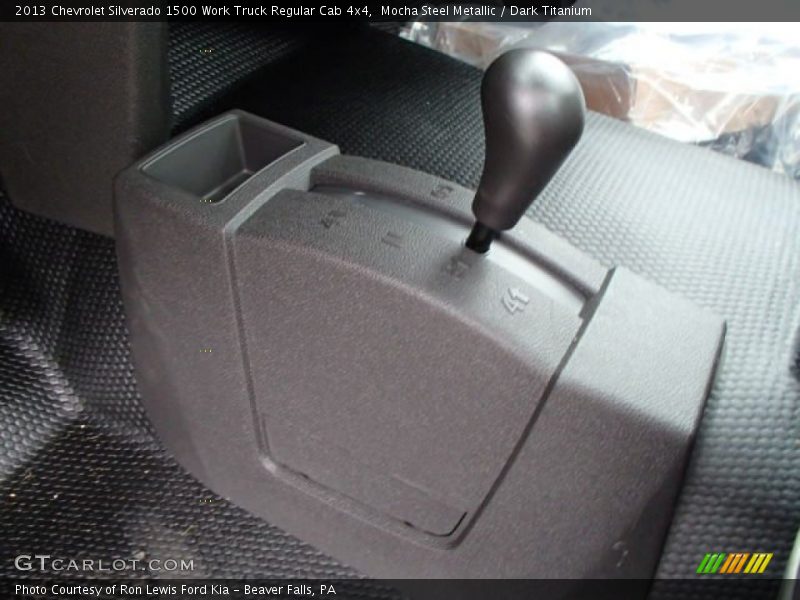 Mocha Steel Metallic / Dark Titanium 2013 Chevrolet Silverado 1500 Work Truck Regular Cab 4x4