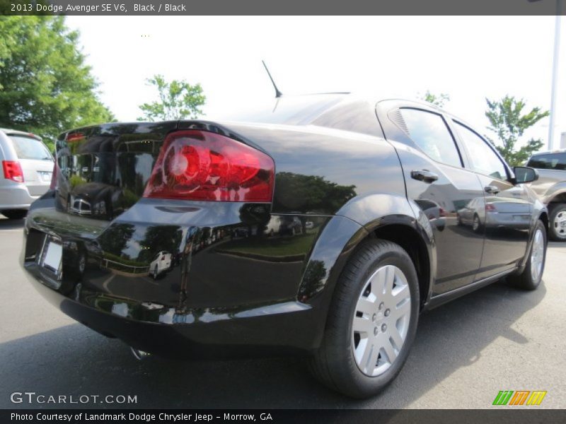 Black / Black 2013 Dodge Avenger SE V6
