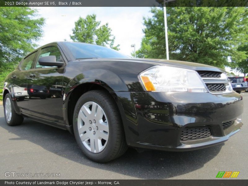 Black / Black 2013 Dodge Avenger SE V6