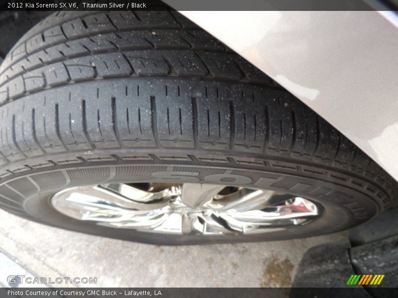 Titanium Silver / Black 2012 Kia Sorento SX V6