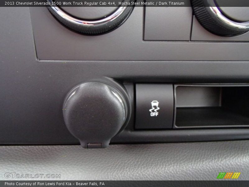 Mocha Steel Metallic / Dark Titanium 2013 Chevrolet Silverado 1500 Work Truck Regular Cab 4x4