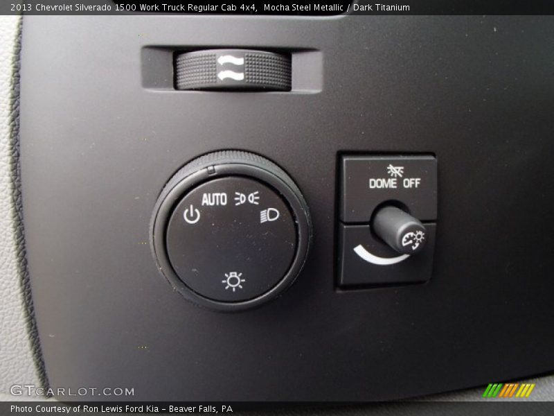 Mocha Steel Metallic / Dark Titanium 2013 Chevrolet Silverado 1500 Work Truck Regular Cab 4x4