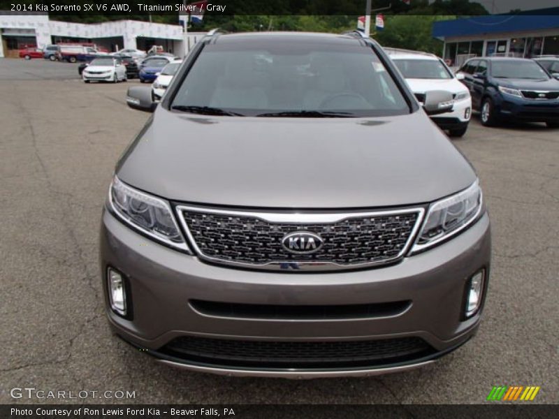 Titanium Silver / Gray 2014 Kia Sorento SX V6 AWD