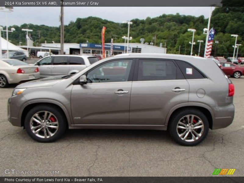  2014 Sorento SX V6 AWD Titanium Silver