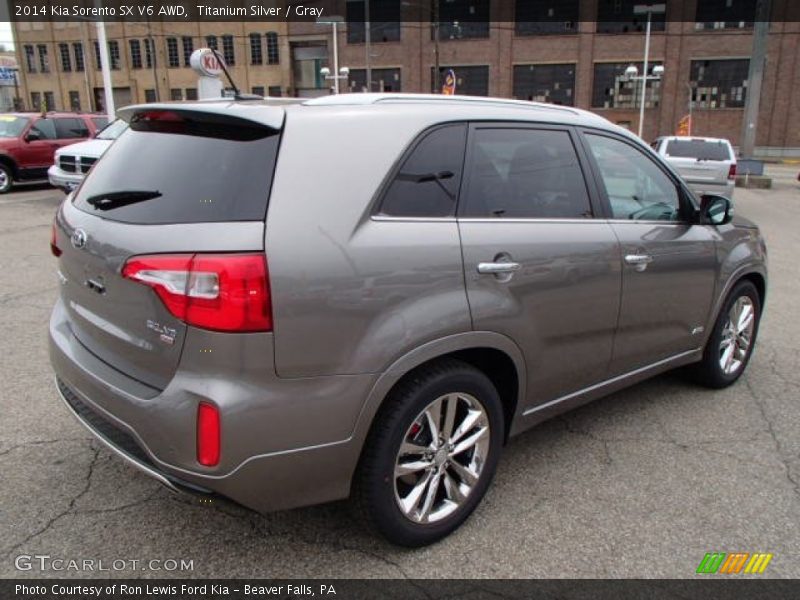 Titanium Silver / Gray 2014 Kia Sorento SX V6 AWD