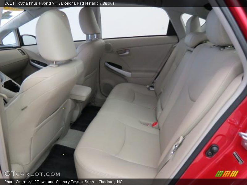 Rear Seat of 2011 Prius Hybrid V