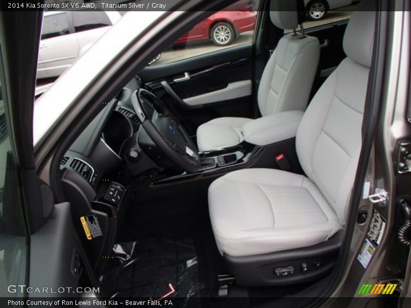  2014 Sorento SX V6 AWD Gray Interior