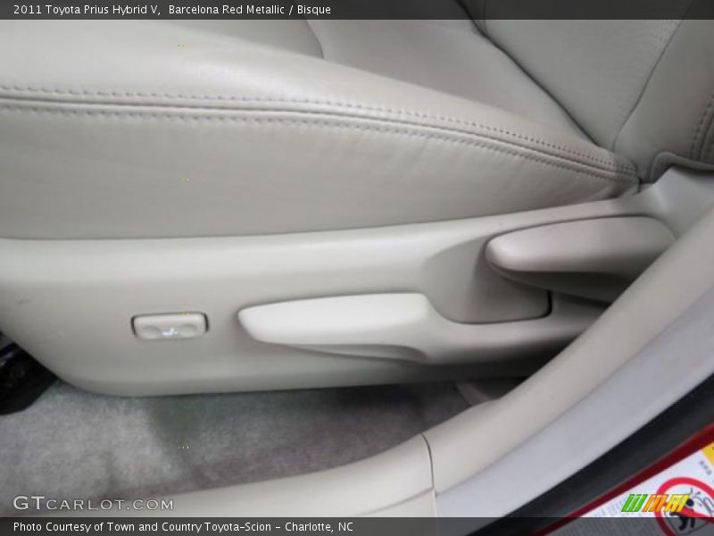 Barcelona Red Metallic / Bisque 2011 Toyota Prius Hybrid V