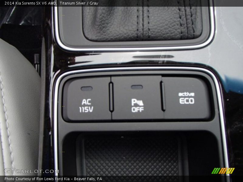 Controls of 2014 Sorento SX V6 AWD