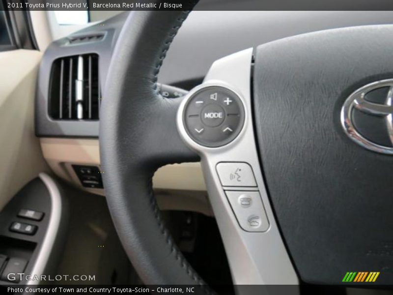 Controls of 2011 Prius Hybrid V