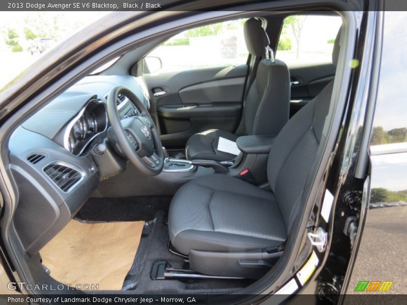 Front Seat of 2013 Avenger SE V6 Blacktop