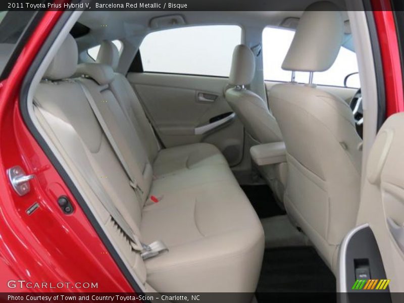 Rear Seat of 2011 Prius Hybrid V
