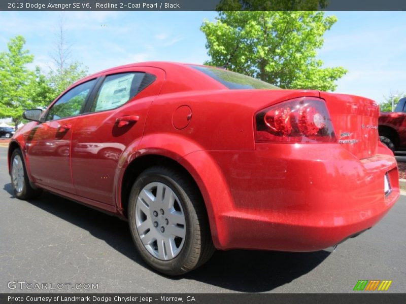 Redline 2-Coat Pearl / Black 2013 Dodge Avenger SE V6