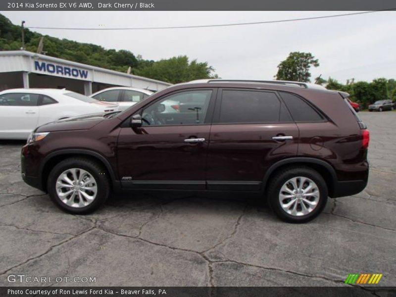 Dark Cherry / Black 2014 Kia Sorento EX V6 AWD