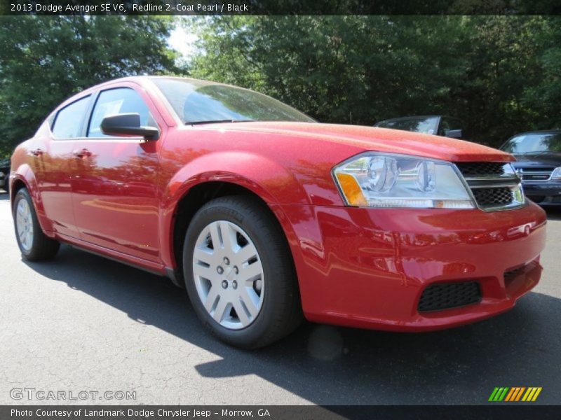 Redline 2-Coat Pearl / Black 2013 Dodge Avenger SE V6