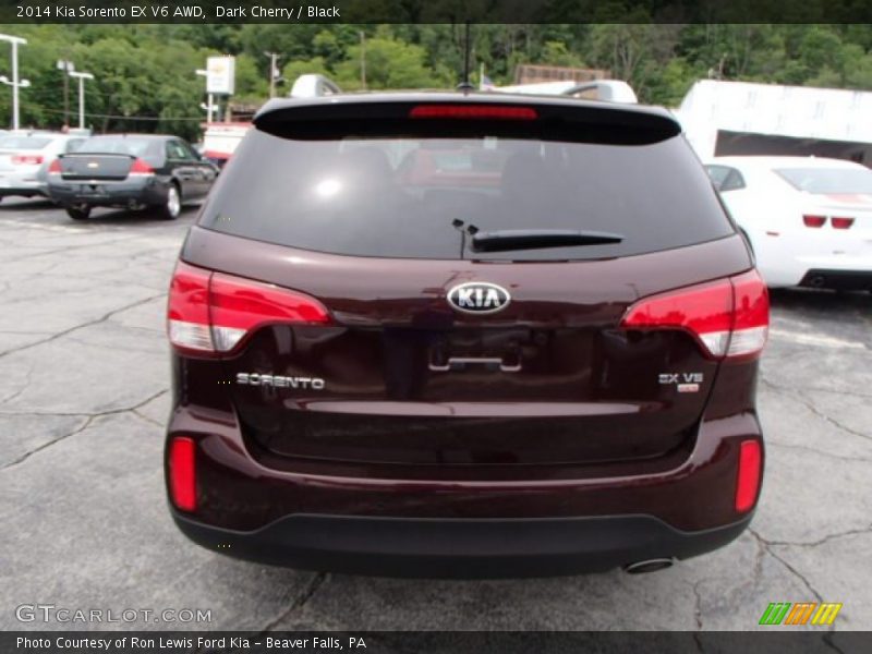 Dark Cherry / Black 2014 Kia Sorento EX V6 AWD