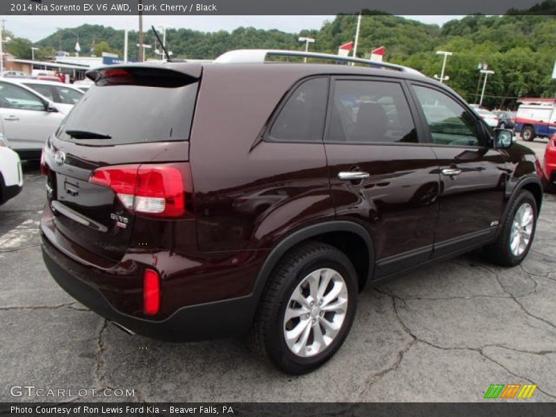 Dark Cherry / Black 2014 Kia Sorento EX V6 AWD
