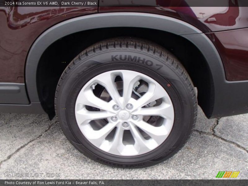 Dark Cherry / Black 2014 Kia Sorento EX V6 AWD
