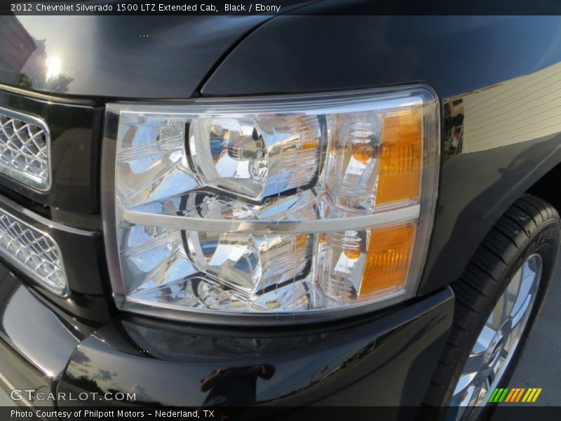 Black / Ebony 2012 Chevrolet Silverado 1500 LTZ Extended Cab