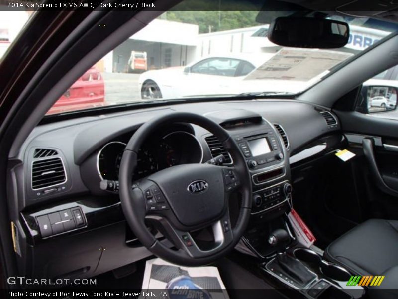 Dark Cherry / Black 2014 Kia Sorento EX V6 AWD